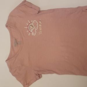 Girl's Oshkosh Size 6/6x Pink Short-sleeved T-shirt